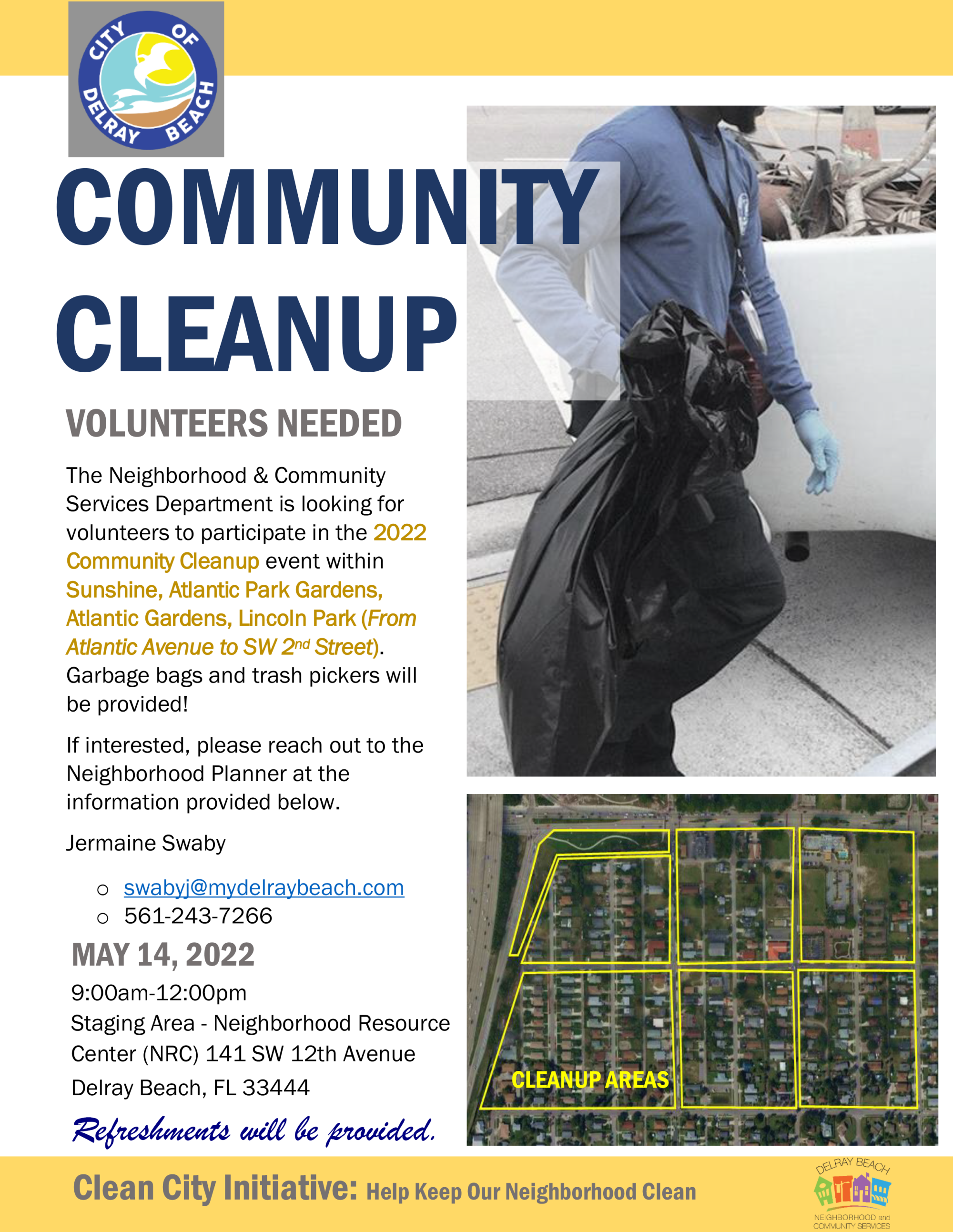 2022 Community Cleanup Flyer