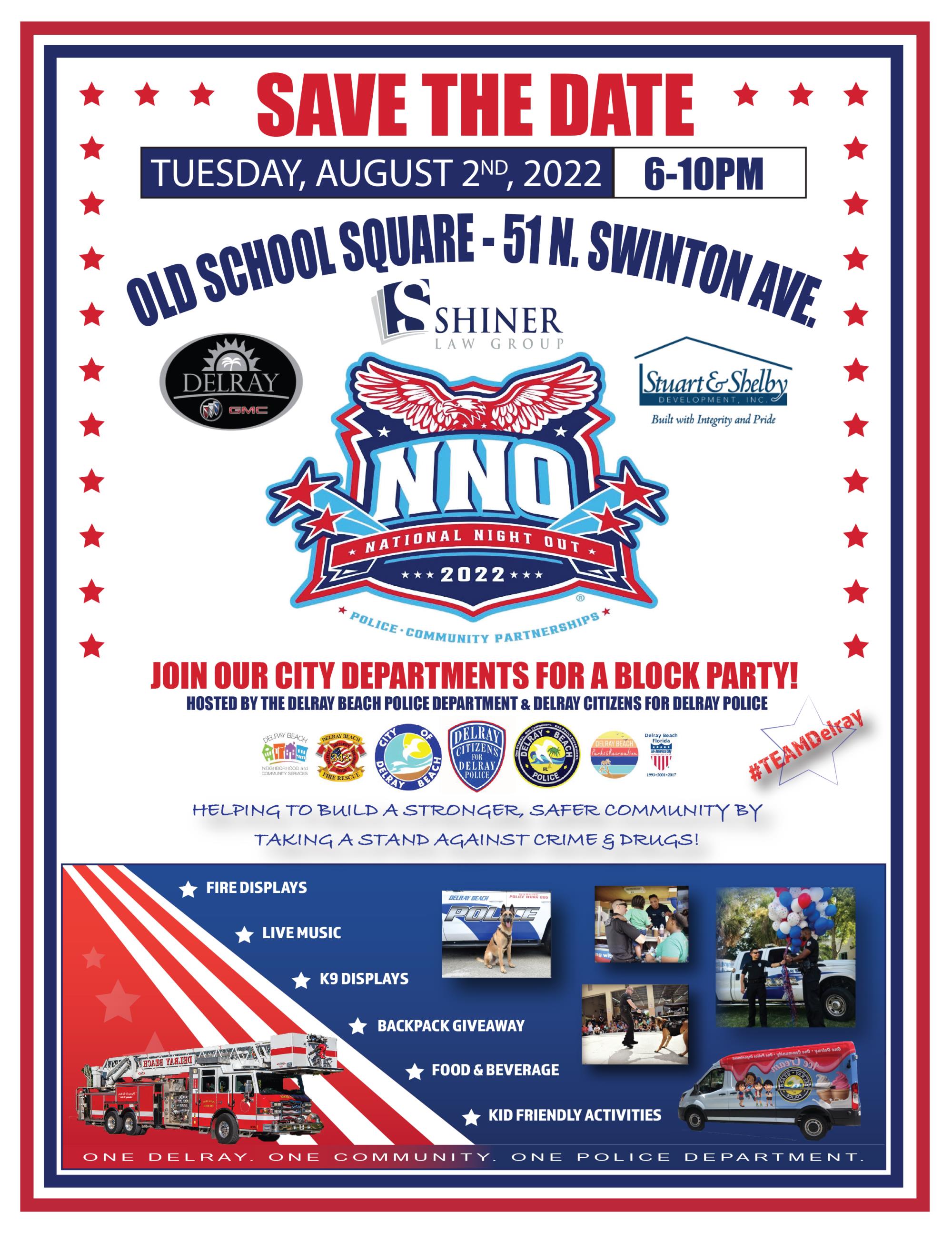 National Night Out Flyer 2022