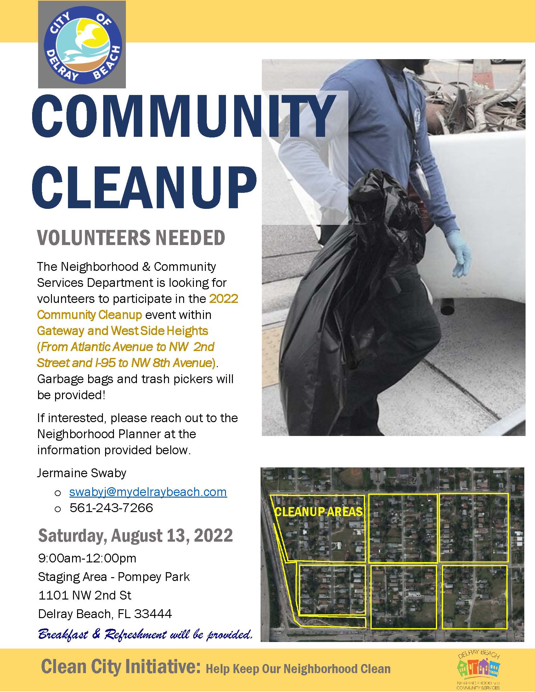 2022 Community Cleanup Flyer Aug