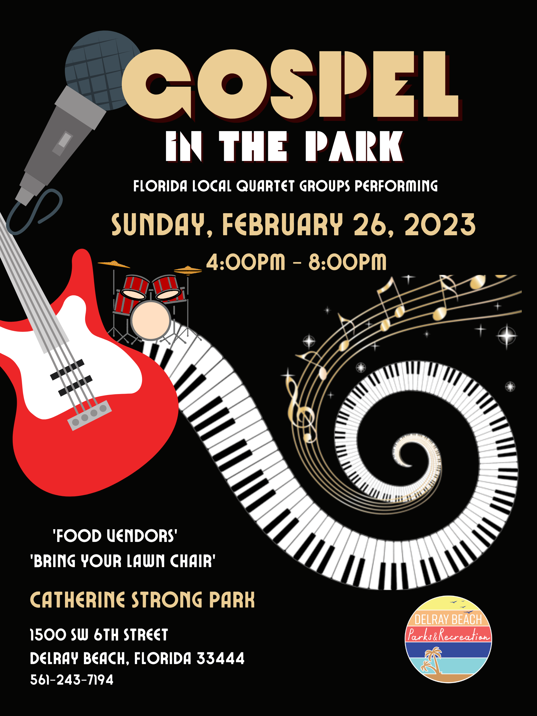 Gospel In the Park Flyer