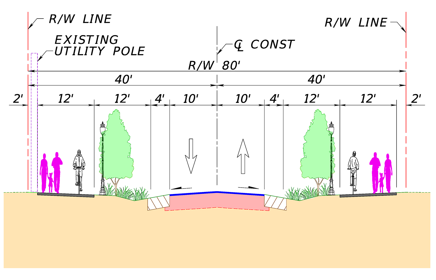 Germantown-Rd-Typical-Section-Roadway-2