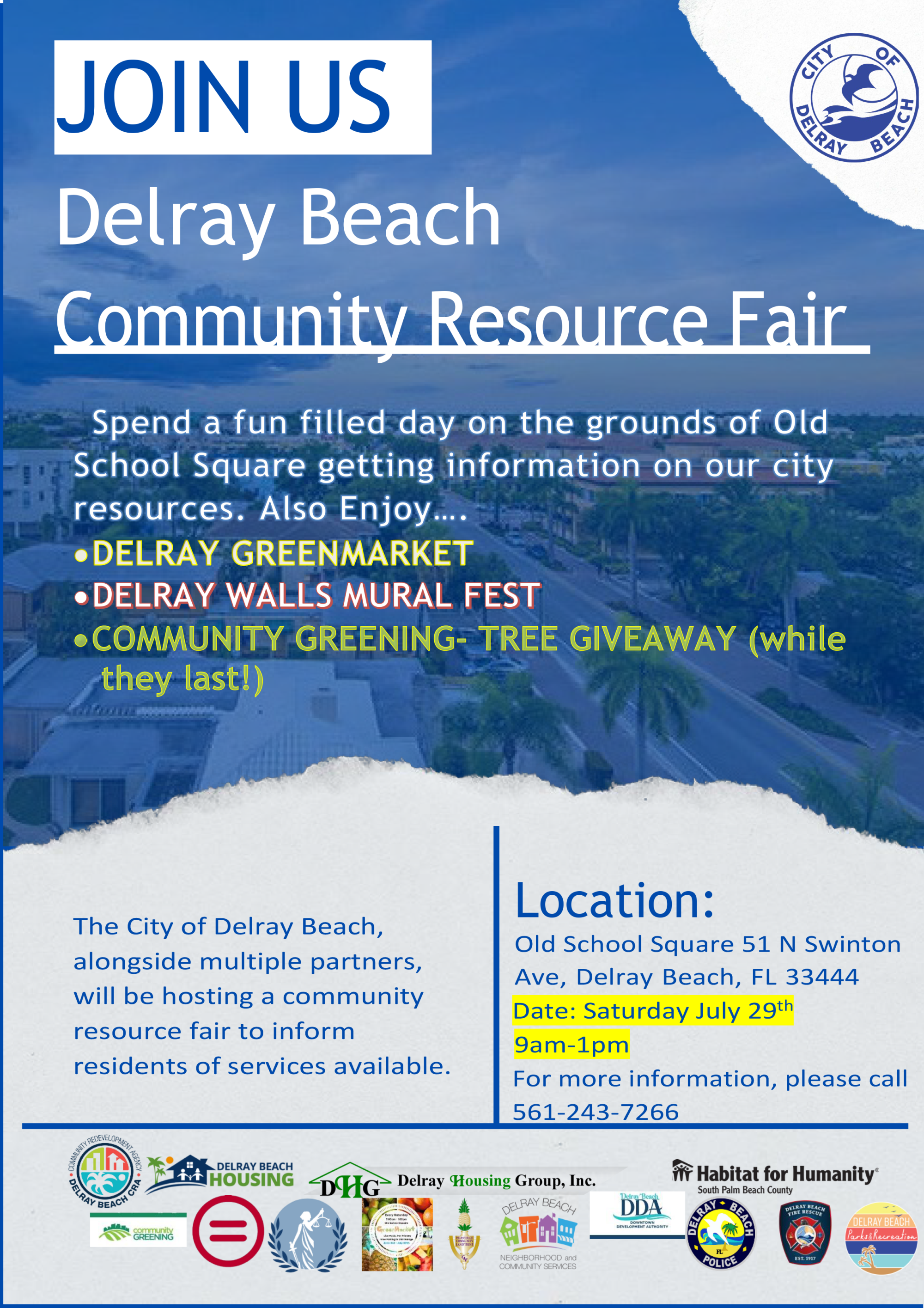 Community Resource Fair Flyer July 2023