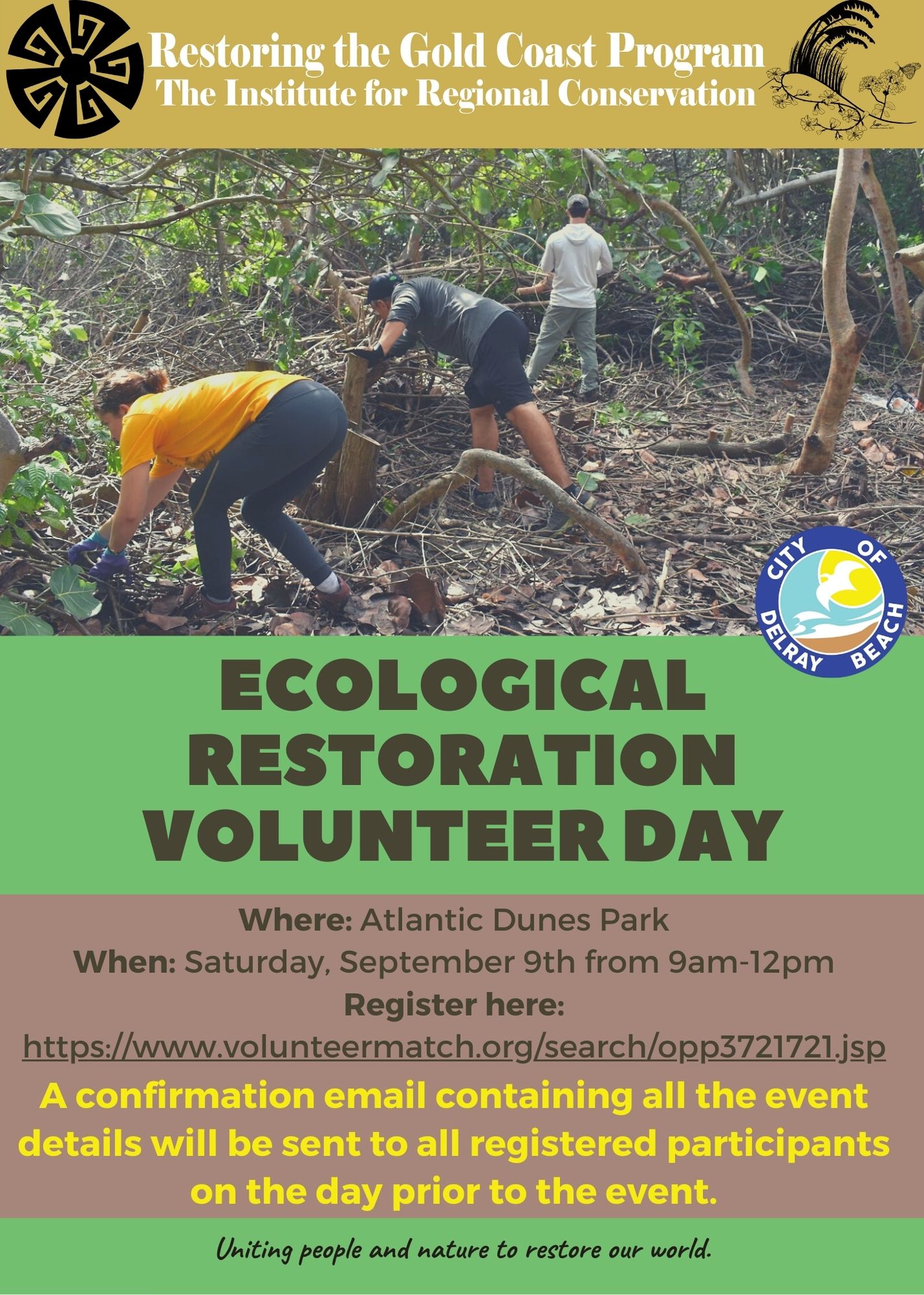 Ecological Restoration Volunteer Day