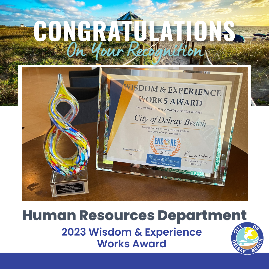 HR Award Wisdom & Experience Works Award