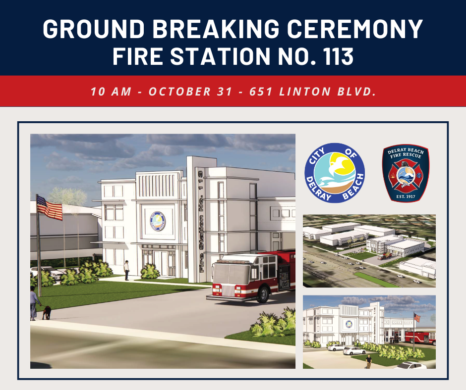 Fire station 113 groundbreaking