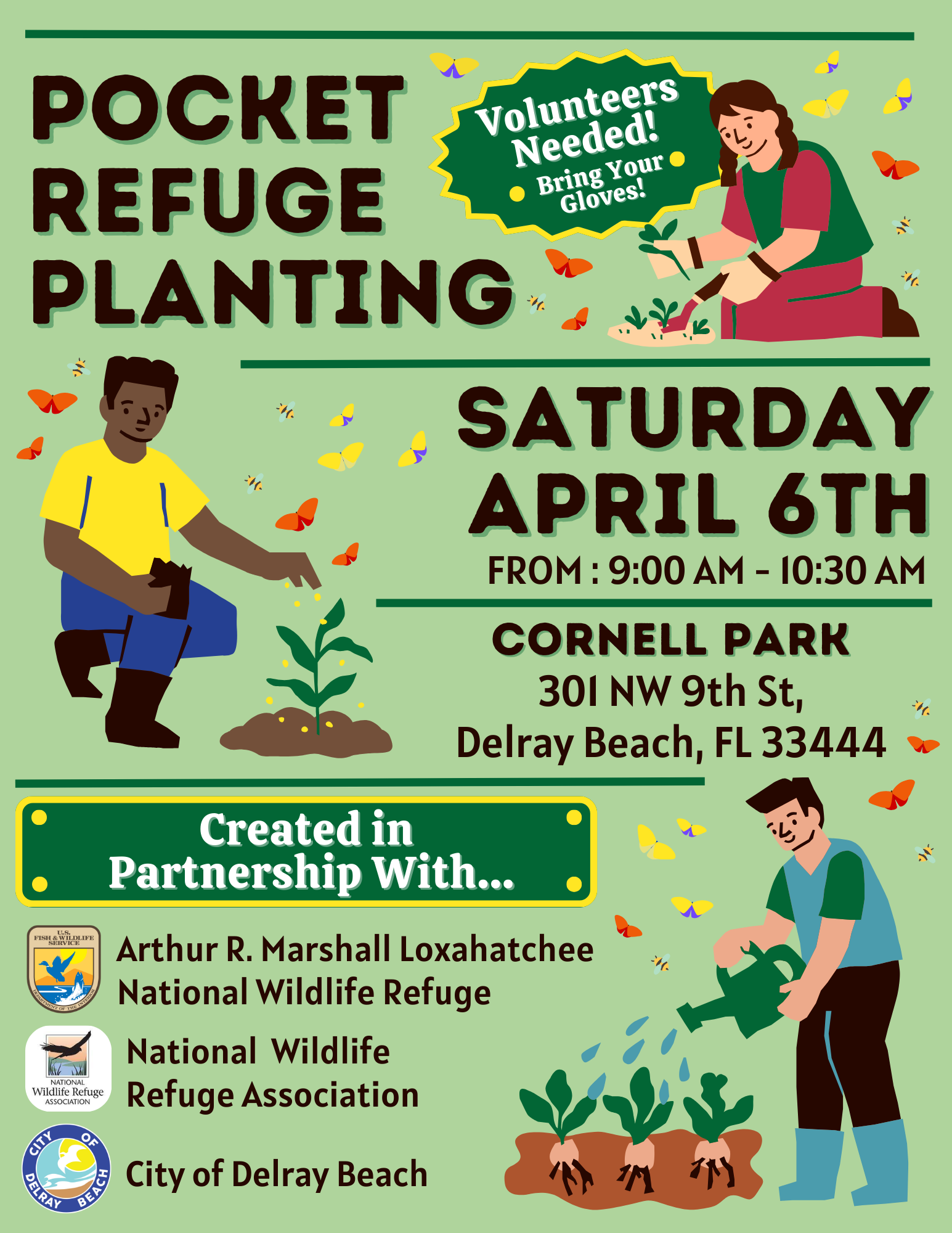 Pocket Refuge Planting Save the Date 2024