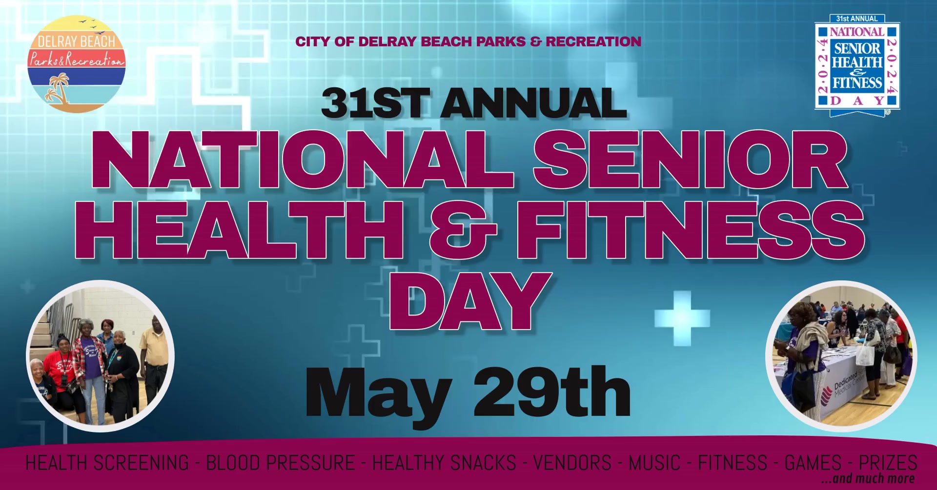 National Senior Health Fitness Day FB art