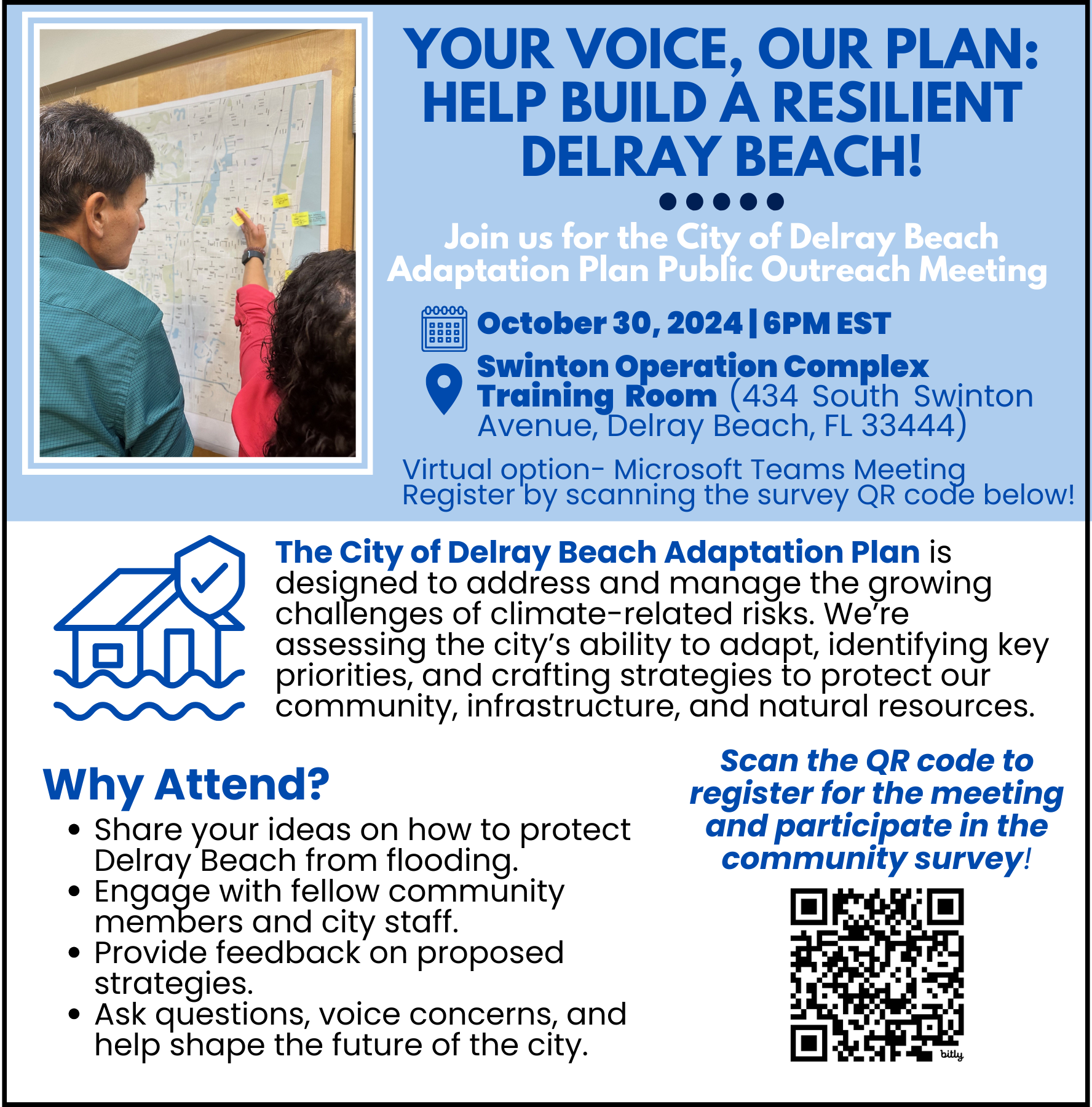 Delray Beach Adaptation Plan Public Outreach Meeting